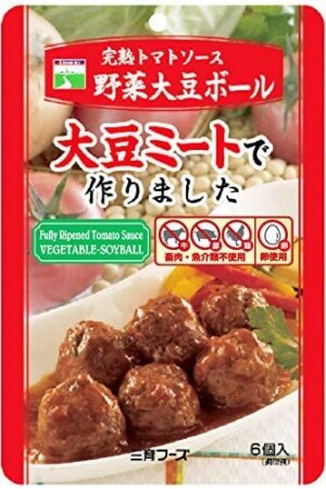 Овощные тефтели с томатным соусом Saniku Foods Vegetable-Soyburg Fully Ripened Tomato Sauce
