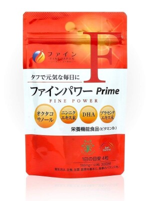 Комплекс с DHA, EPA и свиной плацентой Fine Japan Power Prime