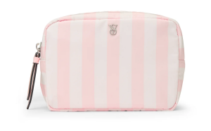 Жесткая косметичка Фирменный принт Victoria’s Secret Boxy Makeup Case Heritage Stripe