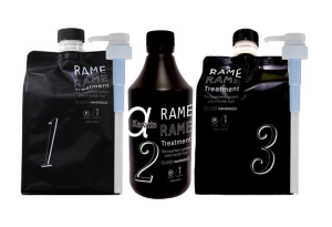 Трехэтапная профессиональная система для восстановления волос HAHONICO The Rame Rame Treatment No.1 + No.2 + No.3