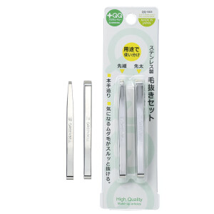 Набор из двух пинцетов для моделирования бровей Green Bell QQ-503