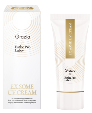 Антивозрастной UV-крем с экзосомами и витамином С DIREIA Grazia x Esthe Pro Lab EX Some UV Cream