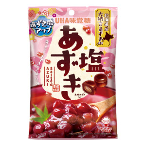 Леденцы со вкусом бобов адзуки с солеными нотками UHA Salted Azuki Bean Candy
