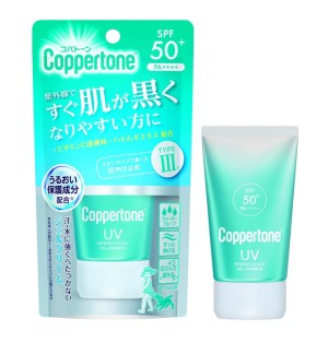 Солнцезащитный крем-гель с экстрактом коикса Taisho Coppertone Perfect UV Cut Gel Cream III  