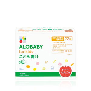 Аодзиру для детей со вкусом яблока ALOBABY Children's Aojiru Lactic Acid Bacteria + DHA Apple Flavor