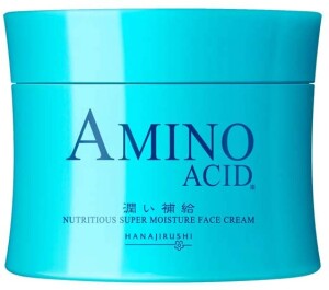 Супер-увлажняющий крем для лица с церамидами HANAJIRUSHI AMINO ACID NUTRITIOUS SUPER MOISTURE FACE CREAM