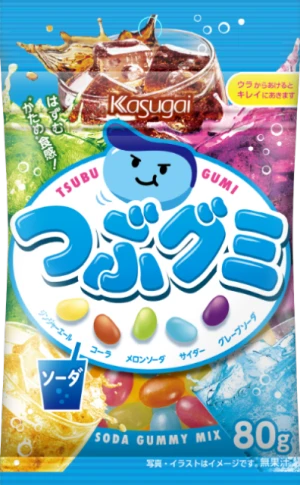 Ассорти жевательных конфет со вкусами содовой Kasugai Soda Mix Gummy