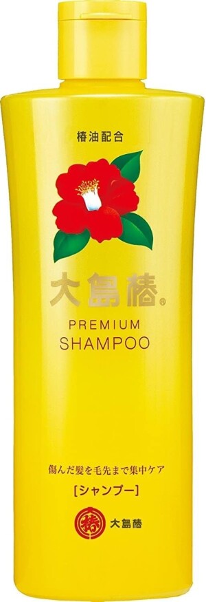 Премиальный шампунь с маслом камелии для поврежденных волос Oshima Tsubaki Premium Shampoo