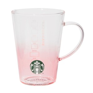 Термостойкая стеклянная кружка STARBUCKS Heat-Resistant Glass Mug 384ml