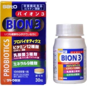 Комплекс с витаминами и молочнокислыми бактериями Sato Bion 3