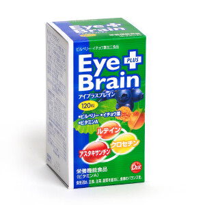 Витаминный комплекс для здоровья глаз с экстрактом черники и гинкго билоба Shibata Pharmaceutical Eye Plus Brain