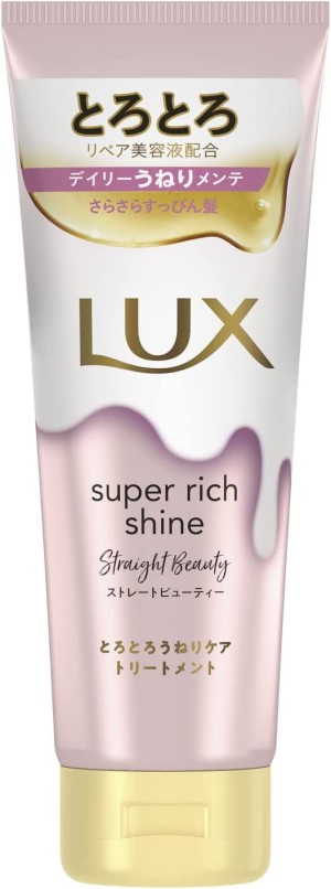 Бальзам для восстановления и разглаживания волос LUX Super Rich Shine Straight & Beauty Swell Care Treatment