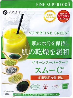 Смузи с гиалуроновой кислотой и витаминами Fine Japan Green Superfood SMOO-C                    