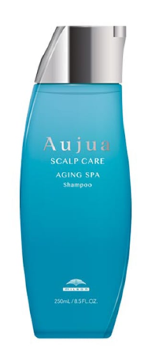 Антивозрастной увлажняющий шампунь для увеличения прикорневого объема Milbon Aujua Aging Spa Shampoo