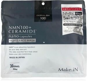 Маска с NMN и церамидами для укрепления и омоложения кожи Make.iN NMN 100 + CERAMIDE Moist Face Mask