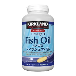 Очищенный рыбий жир Kirkland Signature Fish Oil Omega 3 на 180 дней