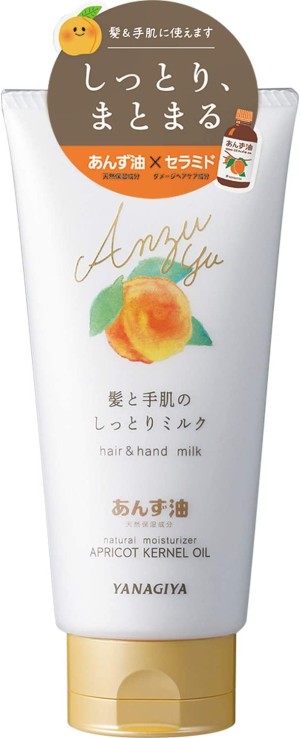 Увлажняющее молочко с абрикосовым маслом для волос и кожи рук Yanagiya Apricot Oil Moist Milk For Hair And Hands
