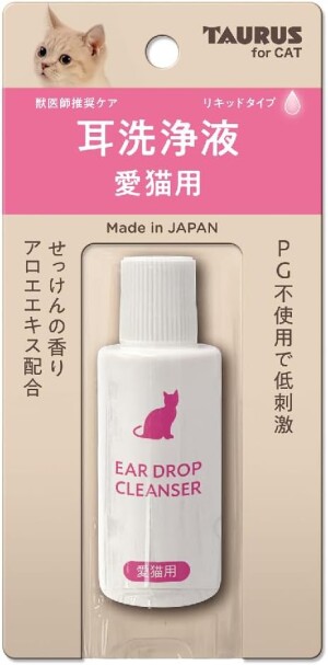 Очищающие капли для ушей котов TAURUS Gentle Ear Cleanser For Cats
