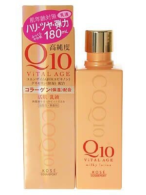 Антивозрастной лосьон с коэнзимом Q10 Kose Vital Age Q10 Lotion