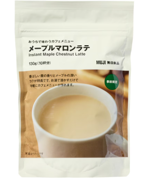Латте с каштаном и кленовым сиропом MUJI Instant Maple Chestnut Latte