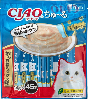 Кошачье лакомство для нормализации водного баланса CIAO Figaro Churu