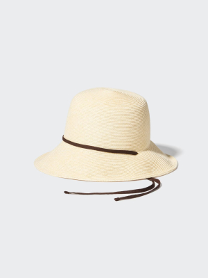 Шляпа из бумажного плетения с UV-защитой Uniqlo UV Cut Paper Braid Hat