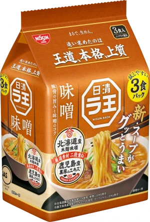 Насыщенный мисо-рамен со свининой Nissin Nissin Raoh Miso