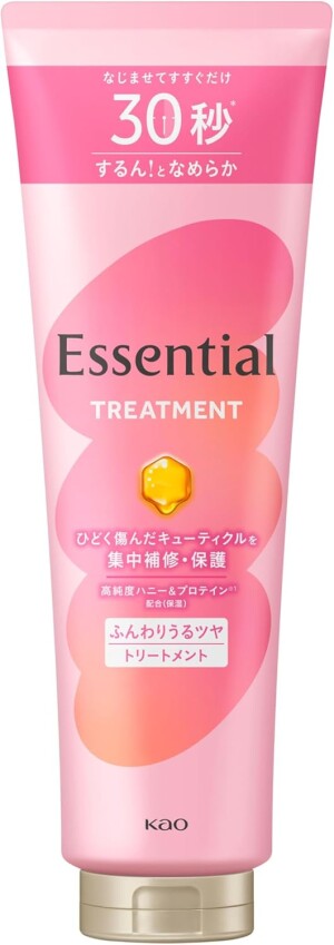 Увлажняющий бальзам против сухости и ломкости волос Kao Essential Soft & Shiny Hair Treatment