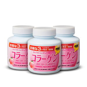 Набор Трио: Комплекс для красоты и молодости кожи с коллагеном и аминокислотами Orihiro MOST Chewable Collagen - 3 шт