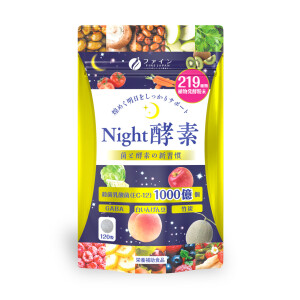 Комплекс с энзимами, аминокислотами и лактобактериями для улучшения сна и усиления метаболизма FINE JAPAN Night Enzyme