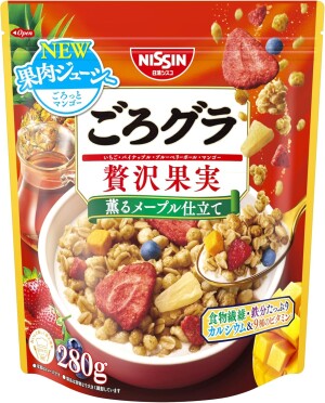 Гранола с фруктами и кленовым сиропом Nissin Cisco Granola Five Kinds Of Colorful Fruits