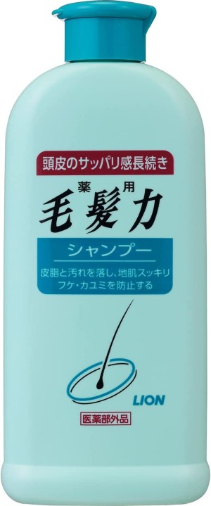 Лечебный шампунь для укрепления волос и оздоровления кожи головы Lion Medicated Hair Strength Shampoo