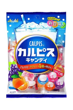 Фруктовые леденцы с лактобактериями Asahi Calpis Candy                              