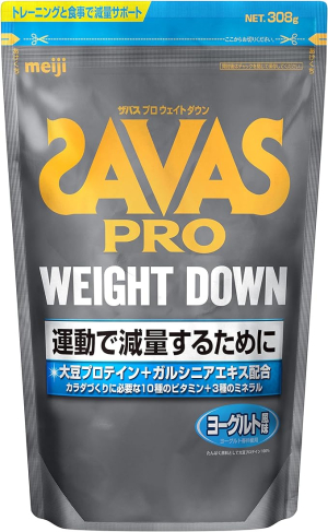 Протеиновый коктейль с гарцинией для ускорения метаболизма Meiji Savas Pro Weight Down Soy Protein + Garcinia