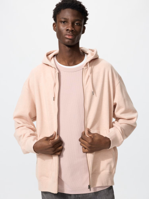 Хлопковая толстовка на молнии с капюшоном Uniqlo Sweat Full Zip Hoodie
