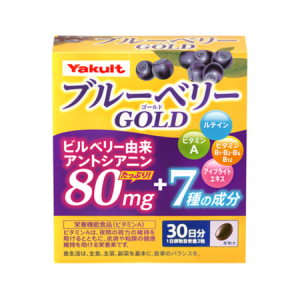 Комплекс для поддержания остроты зрения с черникой Yakult Health Foods Blueberry Gold