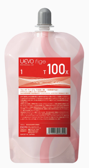 Первый этап процедуры для завивки волос Demi UEVO FIGE T100X-1