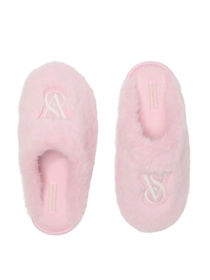 Люксовые плюшевые тапочки с закрытым носком Victoria’s Secret Luxe Plush Closed-Toe