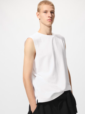 Танк-топ из хлопка Uniqlo Airism Cotton Sleeveless T-Shirt
