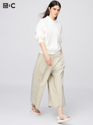 Хлопковые кюлоты Uniqlo Cotton Culottes