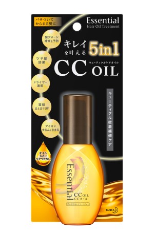 Защитное CC масло для волос Kao Essential CC Oil